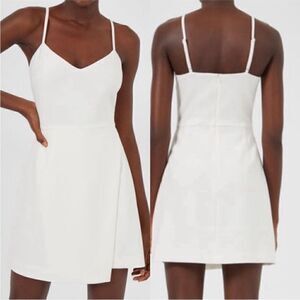 French Conection NWT Whisper Envelope Skirt Dress in Summer White Size 4